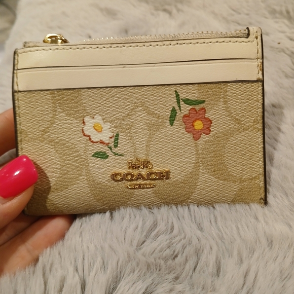 Coach floral print card holder - Picture 3 of 9